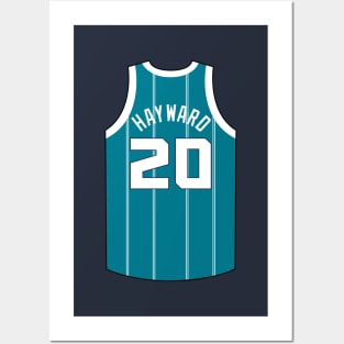 Gordon Hayward Charlotte Jersey Qiangy Posters and Art